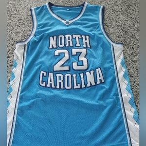 Throwback #23 Michael Jordan North Carolina Tar Heels NCAA Basketball Jersey Men